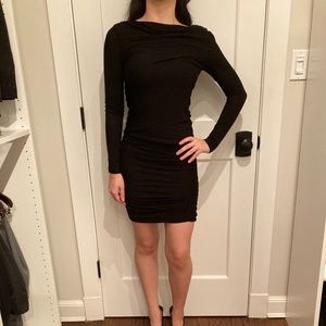 Theory Black Mini Dress